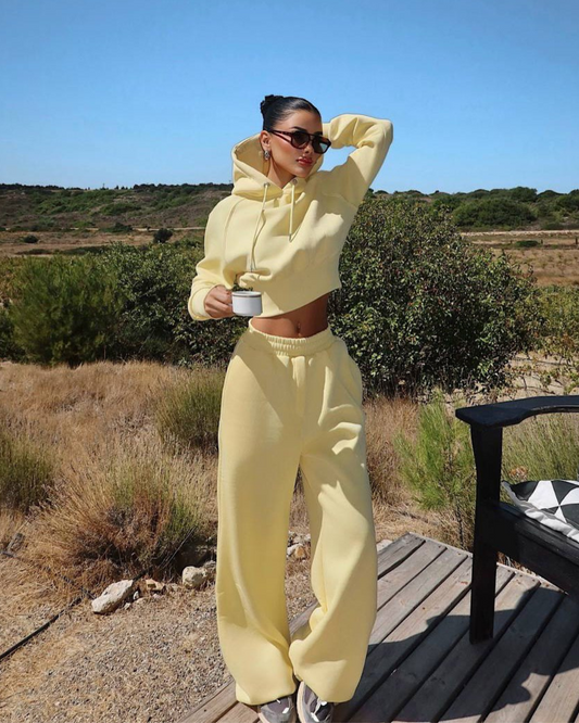 Scarf Hooded Tracksuit