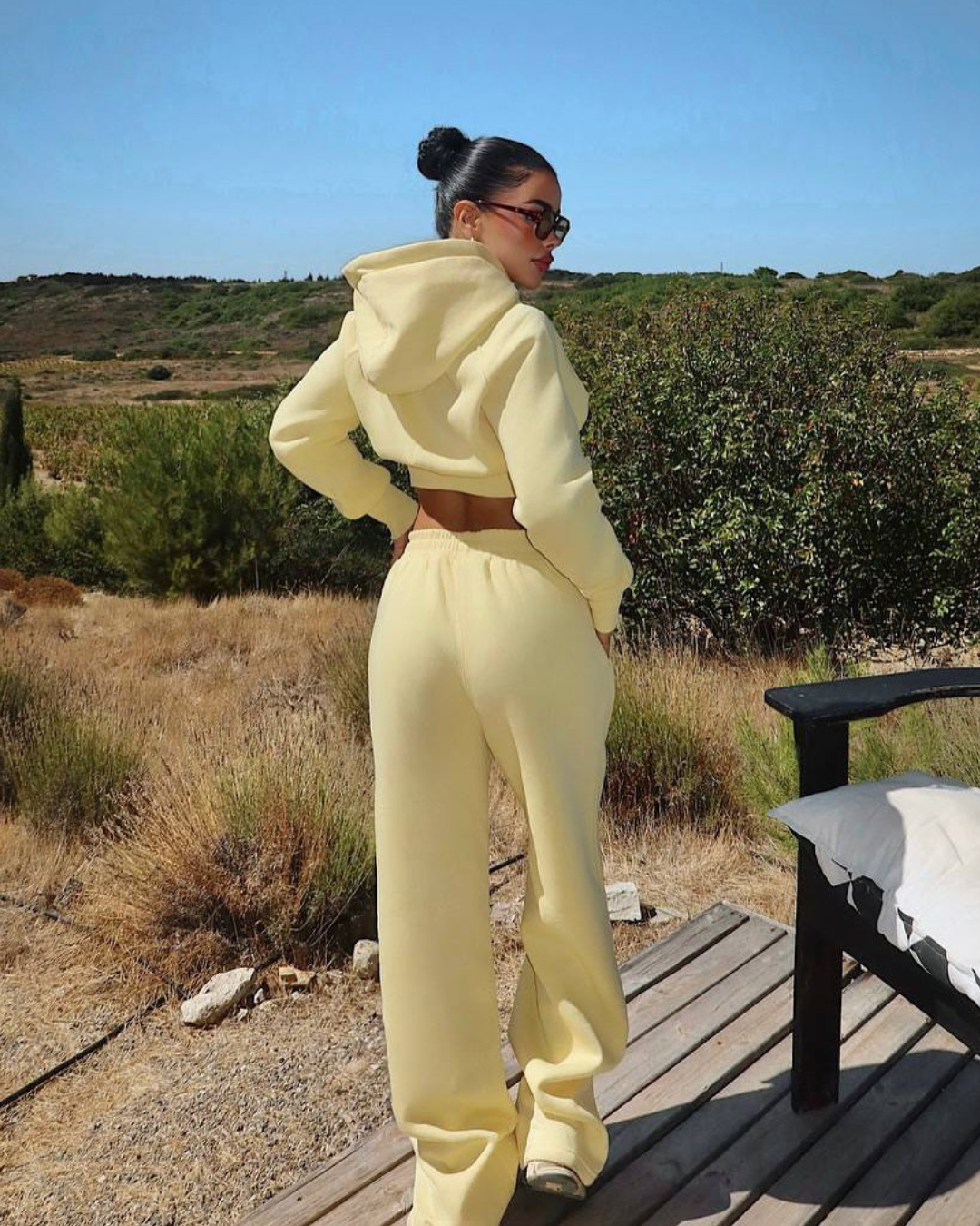 Scarf Hooded Tracksuit