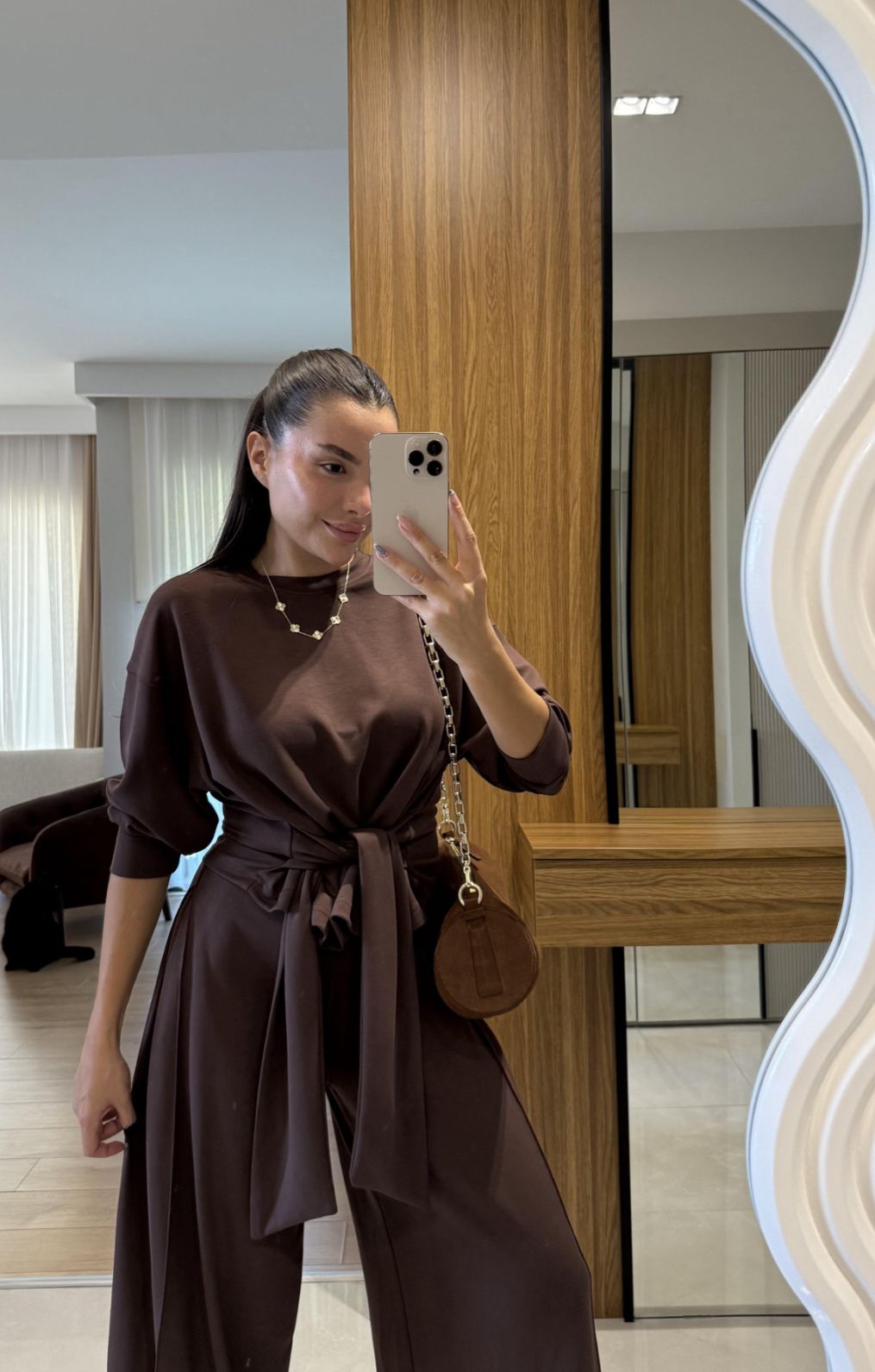 Oysho Model Tie Design Suit