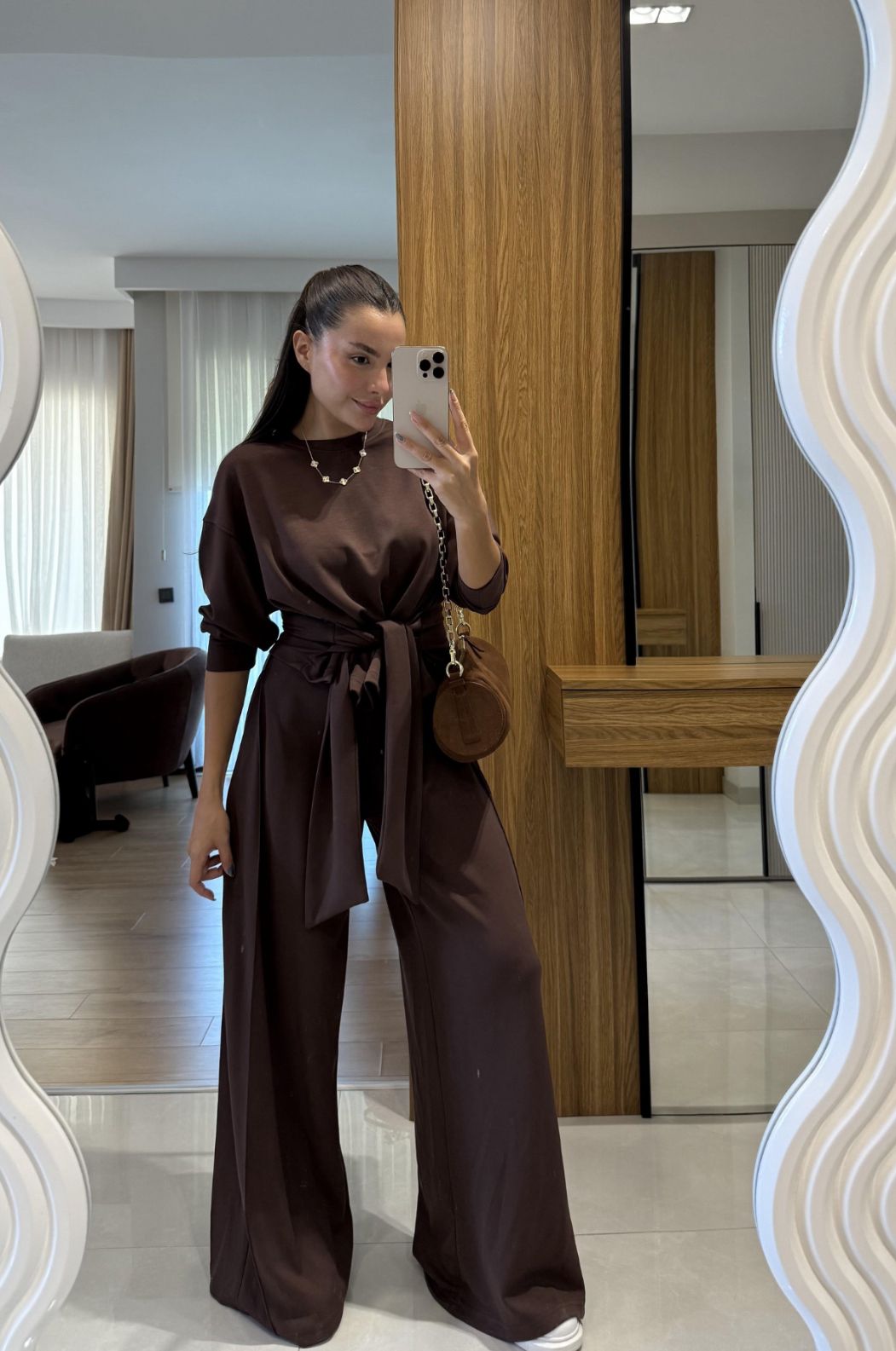 Oysho Model Tie Design Suit